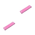 thumbnail image 2 of Minnieouse Soporte de diadema con botones Buena elasticidad Buena fijación Bufanda de ajuste cómodo Pañuelo Absorción de sudor Rosa roja con Rosa Roja con Botón 2piezas, 2 of 6