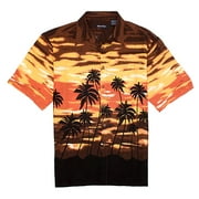 Angle View: Men's Tropical Sunset Shirt
