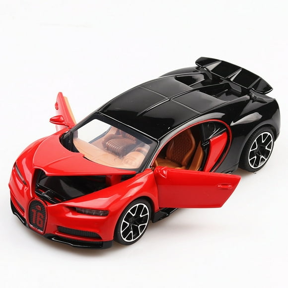 shiyi Bugatti Chiron model car 1:32 alloy sports car model, red