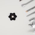 thumbnail image 4 of QUMIIRITY 6pcs Hexagon Handle Nut Black ABS For Machinery Assembly DIY Enthusiasts, 4 of 8