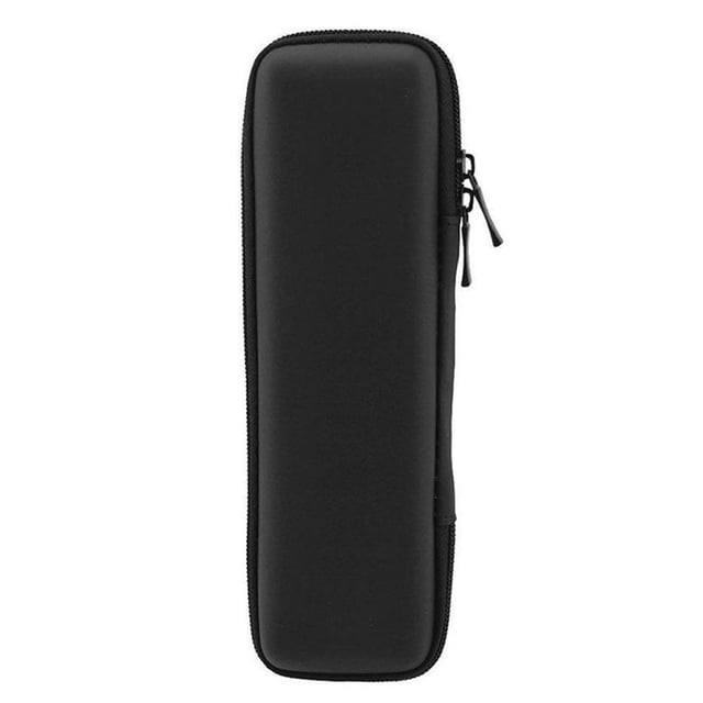 Black EVA Hard Shell Pen & Pencil Case Holder, Protective Carrying Box for Apple Stylus & Electronic Accessories, Internal Mesh & Elastic Straps, Medium & Small Sizes (21x7.5x2.8cm, 20x6.5cm)