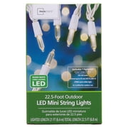 Mainstays 100-Count Warm White LED Outdoor String Lights, White Wire