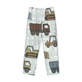thumbnail image 4 of Bingfone Tractor And Dumper Mens All Over Print Sleep Pajama Pants-Small, 4 of 9