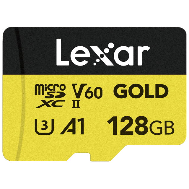 Memoria MicroSDXC Lexar Gold 128 GB UHS-II 280MB/s V60 4K