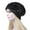Black, variant on Women Baseball CapLace Flower Slouchy Baggy Head Cap Chemo Beanie Cancer Hat Turban