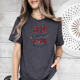 thumbnail image 4 of America 1776 2026 Land of the Free Vintage Badge Patriotic Tee Men Women, 4 of 5