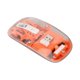 thumbnail image 1 of M Buder Ratón Inalámbrico Transparente Bluetooth 2.4G 2400 DPI Recargable RGB Anaranjado, 1 of 9