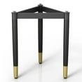 thumbnail image 4 of Furniture of America Modu Solid Wood Black Indoor End Table Base Legs, 4 of 19