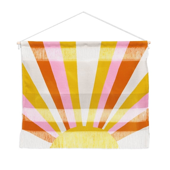 Society6 SunshineCanteen Sunshine Love Fiber Wall Art 22" x 16"