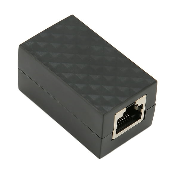 Ethernet Surge Protector, POE Gigabit LAN Flame Retardant Shell Full Protection RJ45 Thunder Suppressor For Internet Device
