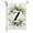 Z, variant on Nkmbld Garden Flag for Outside, Monogram Letter A Garden Flags Double Sided Banner Welcome Floral Yard Flags for Porch Patio Lawn Farmhouse Party Decor