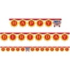 Online Party Sales Flaming Fire Truck Jointed Banner Lg