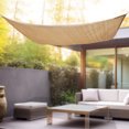 thumbnail image 2 of 10x12 FT Outdoor Sun Shade Cloth Pergola,Backyard Patio Sunshade W/UV Protection, 2 of 24