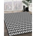 thumbnail image 3 of Ahgly Company Machine Washable Indoor Rectangle Transitional Charcoal Black Area Rugs, 6' x 9', 3 of 7