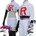 thumbnail image 2 of Disfraz del equipo de Anime Rocket Jessie Musashi James Kojirou para mujer, traje de falda, pantalones superiores, uniforme para fiesta de Halloween, 2 of 3