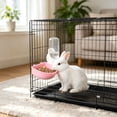 thumbnail image 6 of Hanging Automatic Water Feeder Food Bowl Set for Rabbits Cats Small Pet Cage Mount Drinking Eating No Spill Detachable Bowl Supplies, 6 of 6