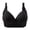 Black, variant on Bra Women Comfort Wireless Support No Underwire Everyday Bralette for Daily Wear Pink 42