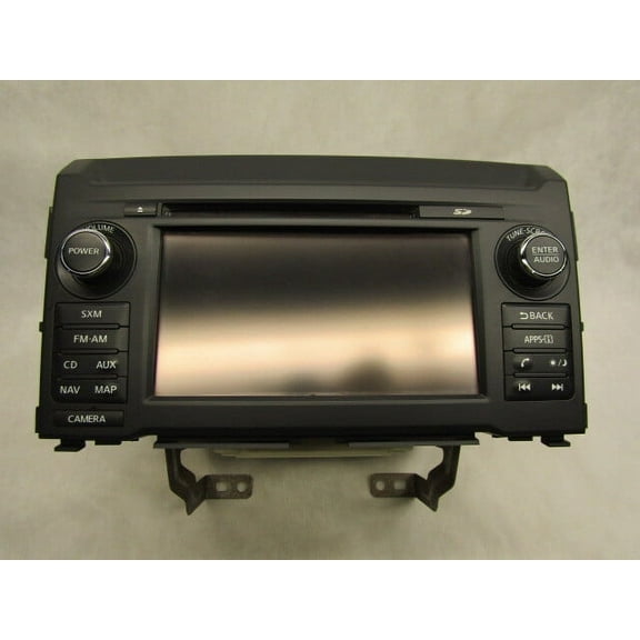 Pre-Owned 2017 Nissan Titan AM FM CD Navigation Radio Receiver OEM LKQ - Verify Specific Vehicle Fitment In Description - (Good)