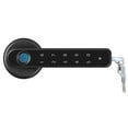 thumbnail image 2 of MYG Smart Fingerprint Door Lock with Keypad for Bedroom Office Indoor Security - USB Rechargeable Keyless Entry Zinc Alloy Lock with 3 Unlock Methods Black, 2 of 10