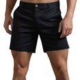 thumbnail image 3 of Men's Casual Shorts Party Wear for Men with 6 Mens Short with Foam Star Glitter Mens Basketball Shorts Light Boy for Women Basketball Pack Men Lightweight Cargo Memory Boy Summer Black M, 3 of 7