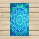 thumbnail image 1 of ABPHQTO Mandala Trippy Psychedelic Toallas de pintura abstracta, Playa Baño Piscina Sprot Travel Hand Spa Toalla Tamaño 40x70 cm ABPHQTO Towel-ZK-48-16x28, 1 of 1