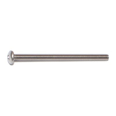 

#8-32 x 2-1/2 18-8 Stainless Steel Coarse Thread Phillips Pan Head Machine Screws MSPSS-158