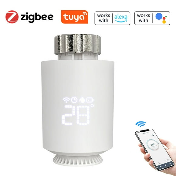 Tuya Zigbee Thermostatic Radiator Valves Intelligent Wireless Mobilephone App Control