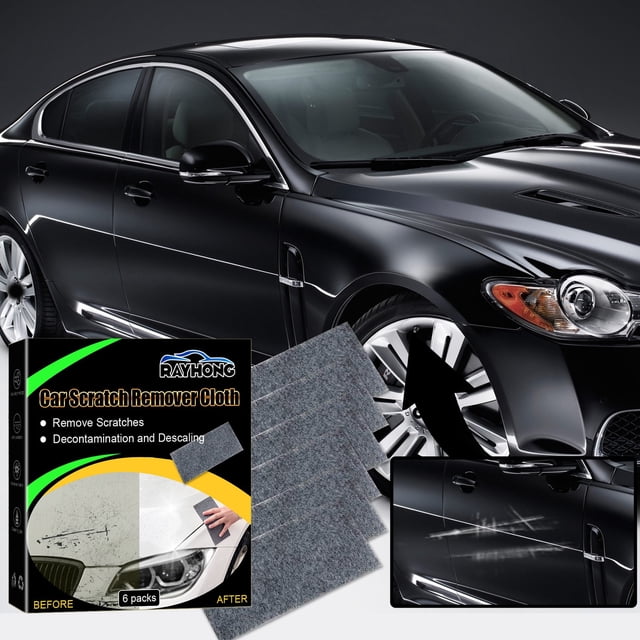 Xihbxyly Toallitas para Eliminar Rayones de Autos, Paño para Eliminar Rayones, Reparador de Pintura, Fácil de Usar, Restaura El Acabado Del Auto, para Todos Los Colores, Solución de Limpieza Versátil