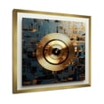 thumbnail image 2 of Designart "Melody of Gold and Grey Vinyl Records I" Fashion Framed Wall Art Decor - Modern Gold Vinyl Records Bedroom Framed Canvas Wall Art, 2 of 6