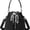 Black, variant on Fashion Shoulder Crossbody Bag for Women, Adjustable Drawstring Bucket Bag Nylon Tote Satchel Handbags Purse for Commuting