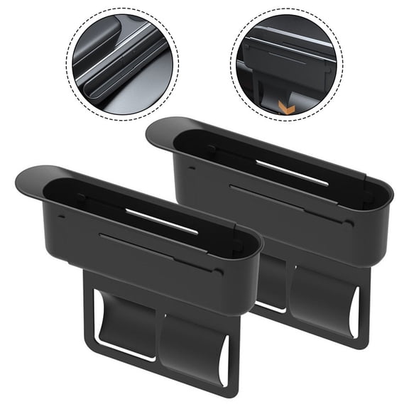 2 x Adjustable Car Seat Gap Filler Multifunctional Seat Side Organizer 25~36.5cm