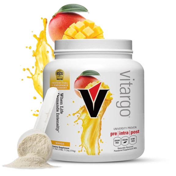 Vitargo Mango 20 Scoop Fastest Muscle Fuel for pre workout, intra workout fueling and hydrating, Post workout for muscle recovery
