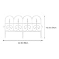 thumbnail image 2 of YSNOOWE 3pcs Decorative Fence Garden Fence Ornament Random Color Plastic for Outdoor Garden Use, 2 of 8