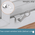 thumbnail image 2 of Tope de ventana de Top Valley, cerradura de ventana, cerradura de puerta y ventana, cerradura de ventana corrediza, soporte de cerradura de pantalla, 2 of 2
