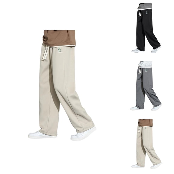 Relaxed-Fit Pants - Comfortable Breathable Sweatpants with Pockets and Elastic Waistband for Hiking & Outdoor Activities