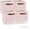 Pink, variant on Collapsible Fabric Storage Cube Bins with 2 Reinforced PU Handles, Foldable Storage Organizer Baskets for Closet, Shelves, Living Room | 11"x11"x11", 4 Pack, Full Pink
