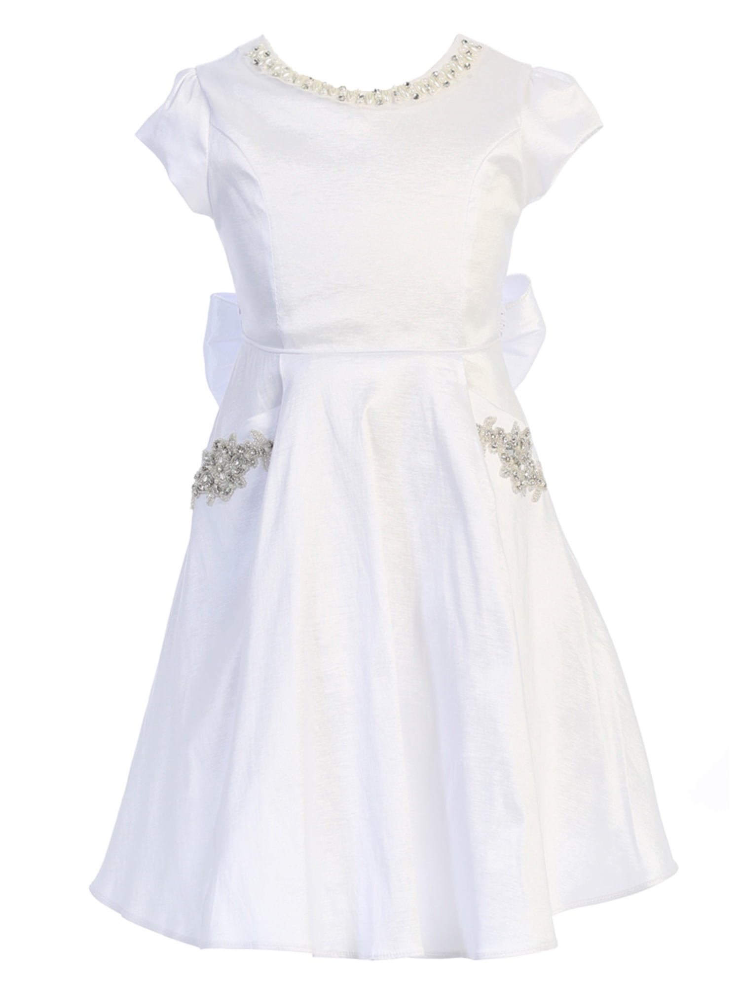flower girl dress with pockets