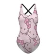 thumbnail image 5 of Hello Kitty Women's One Piece Swimsuit Athletic Training Swimwear Bathing Suit, 5 of 7