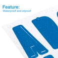 thumbnail image 3 of Uxcell 4 Sheets Letter Stickers Vinyl Letters 9.1'' x7.7'' for Indoor Outside Sticker Decal Blue, 3 of 5