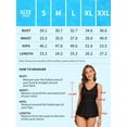 thumbnail image 2 of Attraco Womens Swimsuit Top Tankini Top Twist V Neck Bathing Suit Top Flowy Padded Swim Tank Top Only, 2 of 7