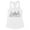 White, variant on Skyline Buffalo New York Tank Top Fitted Racerback Women's Large White