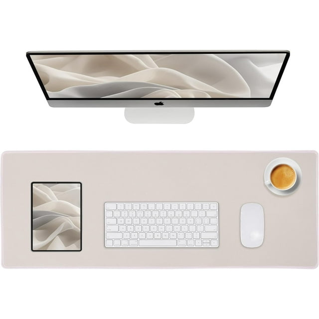 Large Gaming Mouse Pad with Durable Stitched Edges Rubber Base Big Computer Keyboard Mouse Mat Desk Pad for Home Office Gaming Work cm xcm x.cm