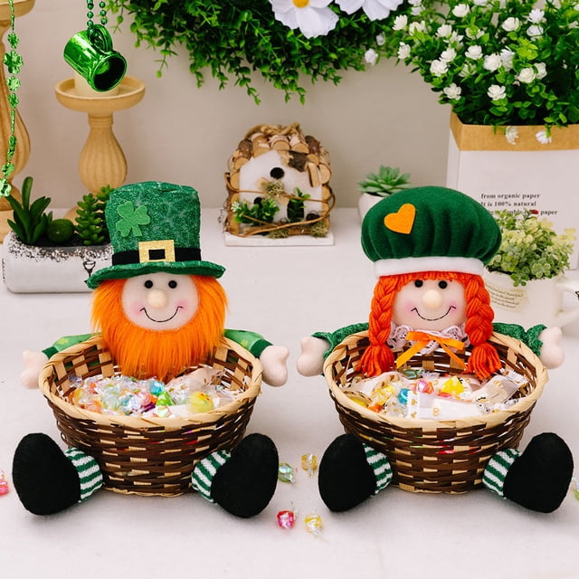 IDEANATEGRATE Canasta Decorativa Para Regalos Y Almacenamiento De Dulces En De San