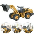 thumbnail image 3 of Engineering Wheel Loader Model, 1:50 High Simulation Alloy Wheel Loader Model Toy Construction Equipment, 3 of 8