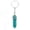 Turquoise, variant on 20PCS Hexagonal Pointed Stone Gem Crystal Keychain Key Ring Natural Healing-Opal