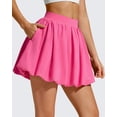 thumbnail image 3 of G4Free Chillwhisp Bubble Tennis Skirts for Women - 14" Mini Athletic Ruffled Hem Casual Skorts Inner Shorts with 4 Pockets, 3 of 7