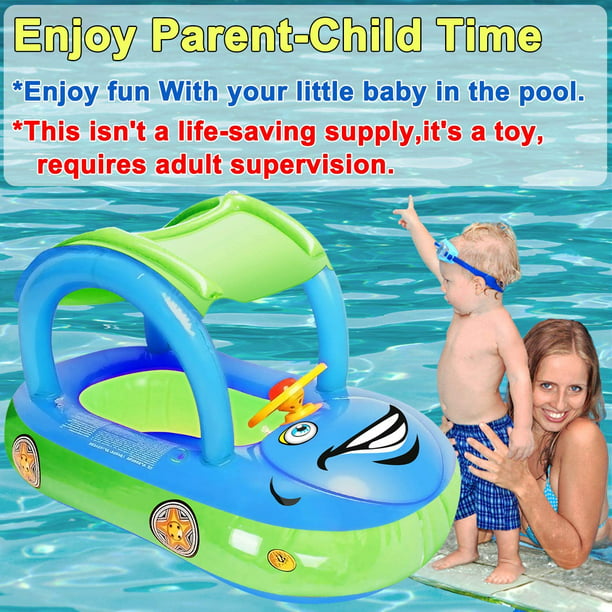 Bouée bébé avec parasol, siège de piscine pour enfants au meilleur