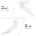 thumbnail image 3 of MasteelfCA 100pcs Ceiling Lampshade Clips Rotatable Lamp Holders Light Cover Clamps, 3 of 7