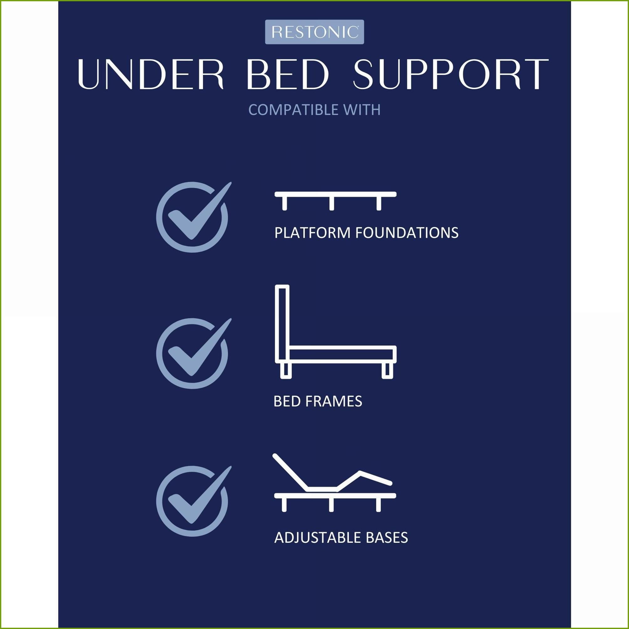 Mattresses | 14” Euro Top Plush Cooling King Mattress | Foam | Black