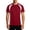 Red, variant on Big and Tall Shirt for Men Fashion Color Block Tee Athletic Running Tee Breathable Workout Top Short Sleeve T Shirt